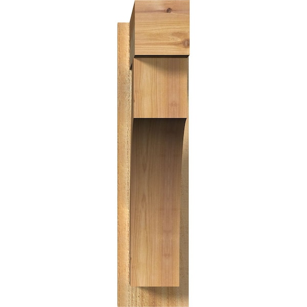 Westlake Block Rough Sawn Outlooker, Western Red Cedar, 6W X 24D X 24H